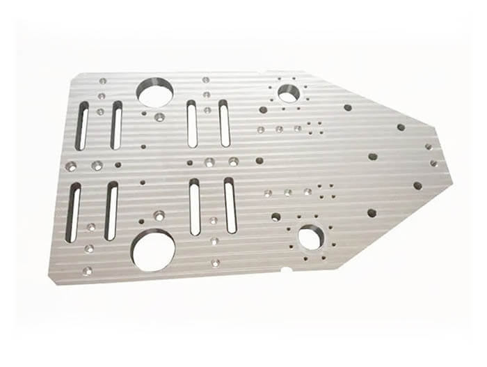 Hanryk customized CNC machined drilled plate for Telecom